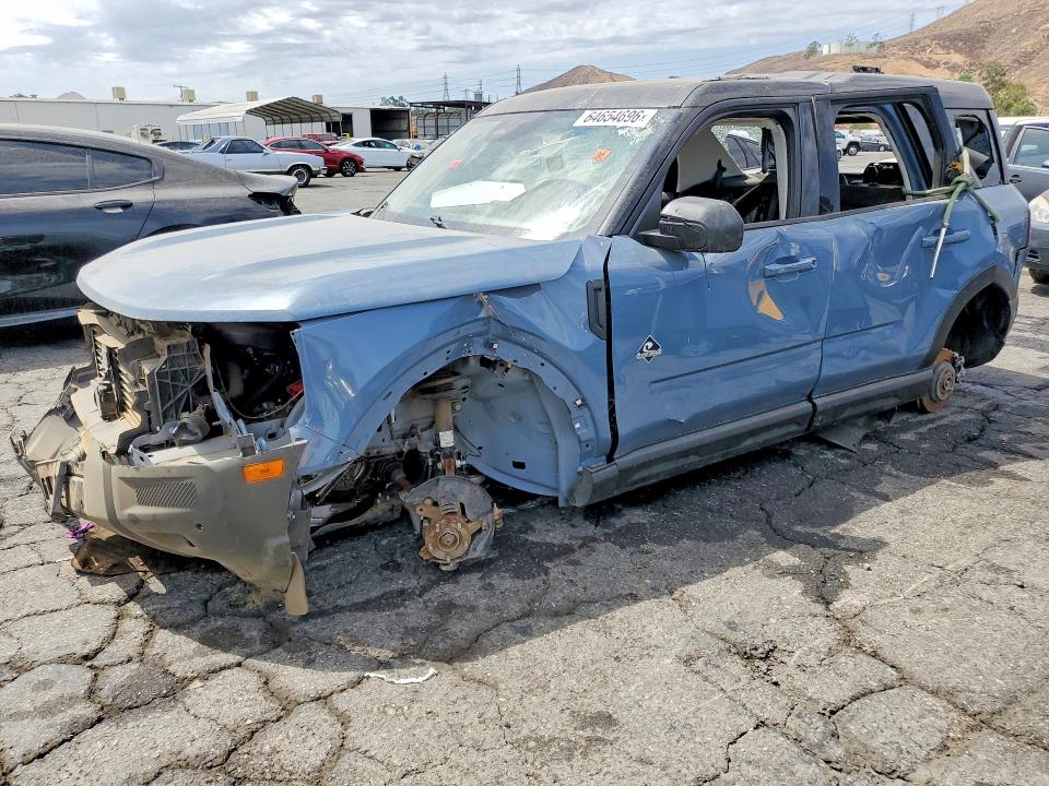 2025 Ford Bronco sport VIN 3FMCR9CN3SRE65711 COPART salvage auction — STRIPPED, Ca - Salvage Certificate, sold $1,000 on 2026-08-20 (photo 1)