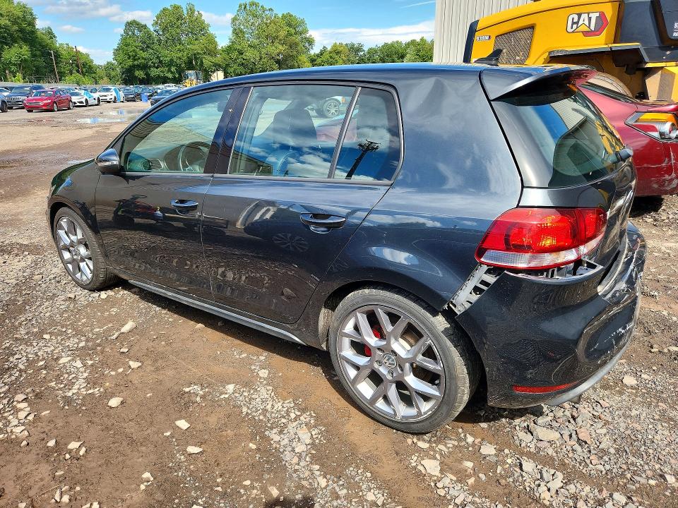 2013 Volkswagen Gti VIN WVWHD7AJ5DW133007 COPART salvage auction — REAR END, Pa - Certificate Of Salvage, sold $2,750 on 2026-08-17 (photo 2)