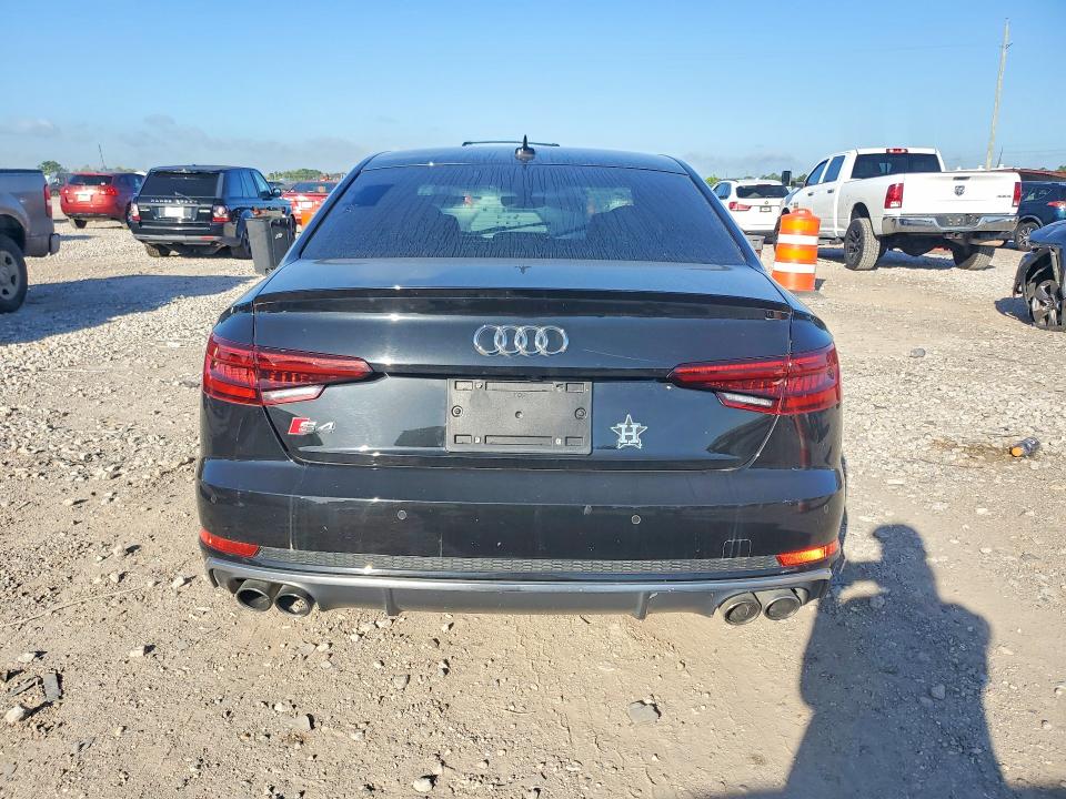 2018 Audi S4 VIN WAUB4AF4XJA062074 COPART salvage auction — FRONT END, Tx - Certificate Of Title, sold $7,500 on 2026-09-17 (photo 6)