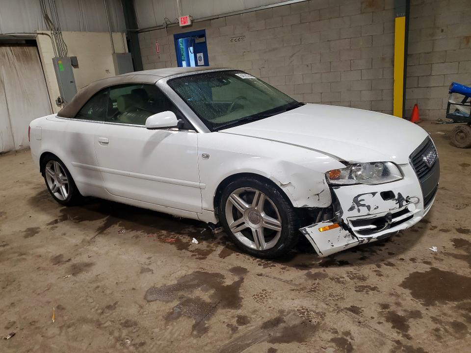 2007 Audi A4 VIN WAUDF48H07K032587 COPART salvage auction — FRONT END, PA - CERTIFICATE OF SALVAGE, sold $15 on 2026-08-19 (photo 4)