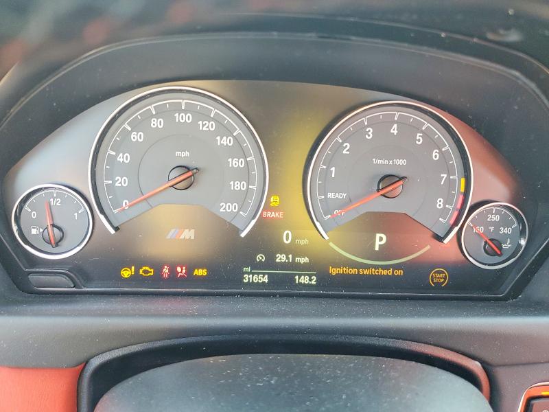 2015 BMW M3 VIN WBS3C9C54FP803130 COPART salvage auction — FRONT END, Wa - Bill Of Sale, sold $26,000 on 2026-08-28 (photo 9)