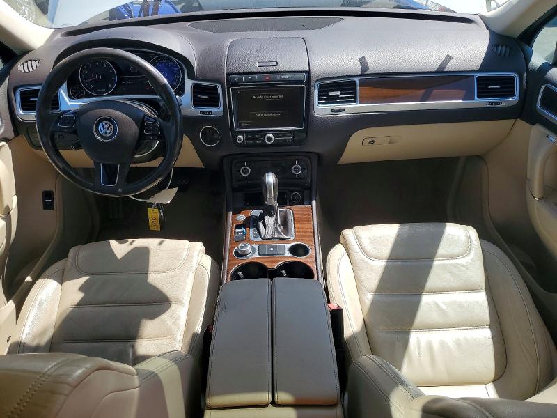 2015 Volkswagen Touareg VIN WVGEF9BP8FD006290 COPART salvage auction — FRONT END, Ca - Salvage Certificate, sold $675 on 2026-08-11 (photo 8)