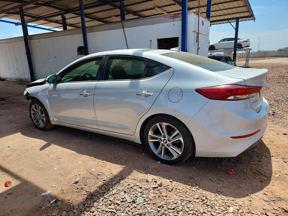 2017 Hyundai Elantra VIN KMHD84LF0HU225987 COPART salvage auction — FRONT END, Az - Cert Of Title - Salvage, sold $975 on 2026-09-10 (photo 2)