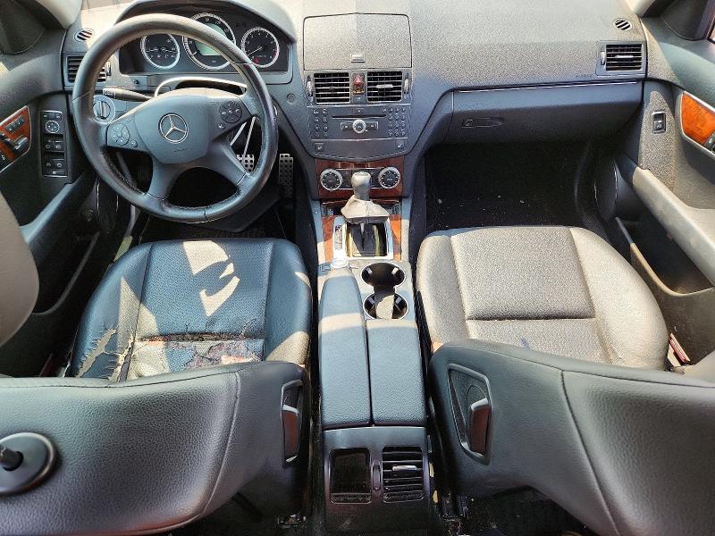 2009 Mercedes-benz C class VIN WDDGF81X89F196714 COPART salvage auction — FRONT END, Ny - Mv-907A Salvage Certificate, sold $500 on 2026-08-17 (photo 8)