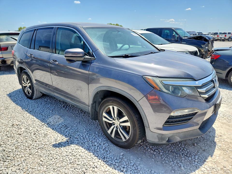2016 Honda Pilot VIN 5FNYF5H56GB014530 COPART salvage auction — HAIL, Tx - Certificate Of Title, sold $4,900 on 2026-09-27 (photo 4)