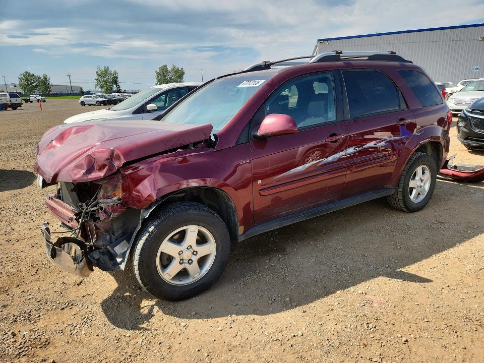 2007 Pontiac Torrent VIN 2CKDL73F376231132 COPART salvage auction — FRONT END, AB - BOS - SALVAGE, sold $200 on 2026-09-08 (photo 1)