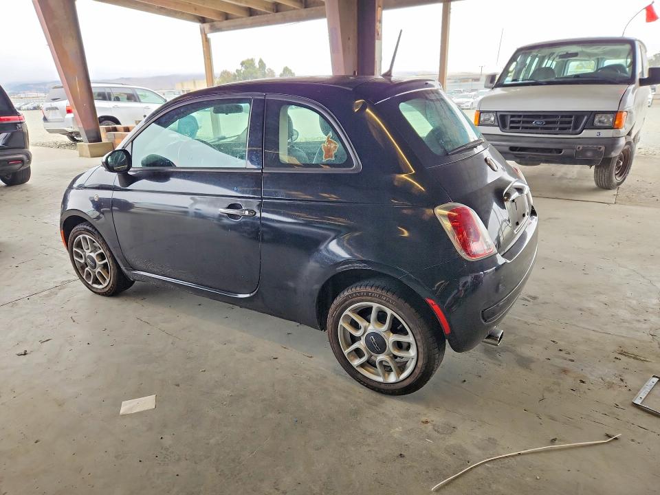 2015 Fiat 500 VIN 3C3CFFARXFT716495 COPART salvage auction — MINOR DENT/SCRATCHES, Ca - Dis/Dlr/Exp Only Clean Title, sold $450 on 2026-09-10 (photo 2)