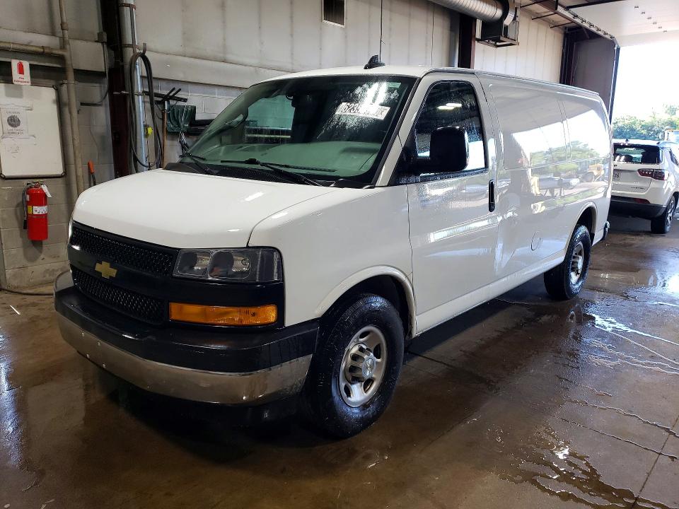 2021 Chevrolet Express 2500 VIN 1GCWGAFP9M1244567 — COPART salvage auction photo