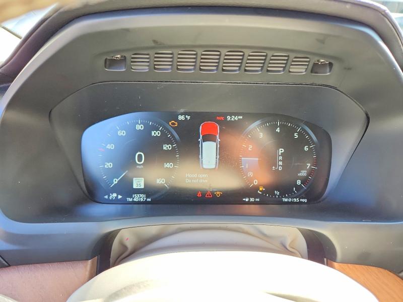 2020 Volvo Xc90 VIN YV4A221L7L1565733 COPART salvage auction — FRONT END, Nc - Certificate Of Title (P), sold $12,700 on 2026-09-08 (photo 9)
