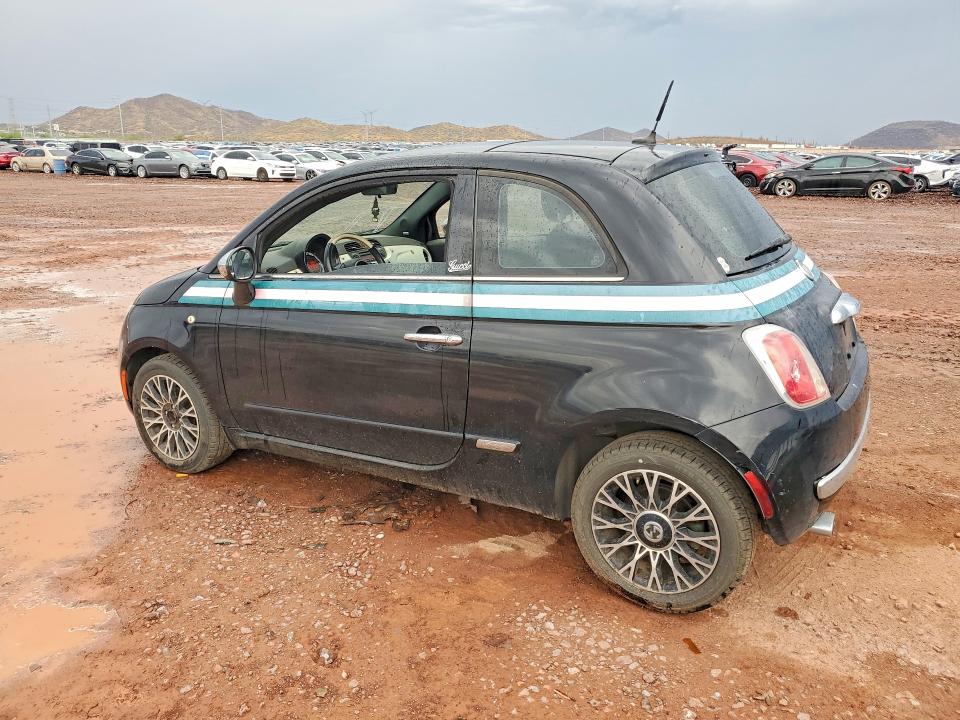 2012 Fiat 500 VIN 3C3CFFCR4CT269610 COPART salvage auction — SIDE, Pa - Certificate Of Salvage, sold $750 on 2026-09-15 (photo 2)