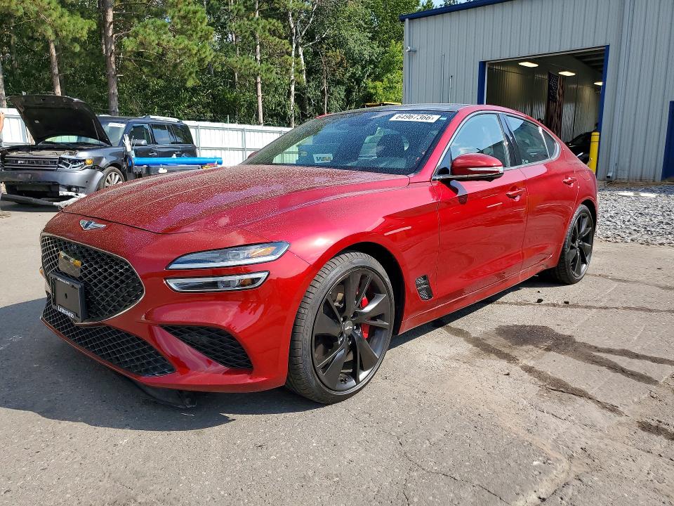 2022 Genesis G70 VIN KMTG54TE6NU100040 — COPART salvage auction photo