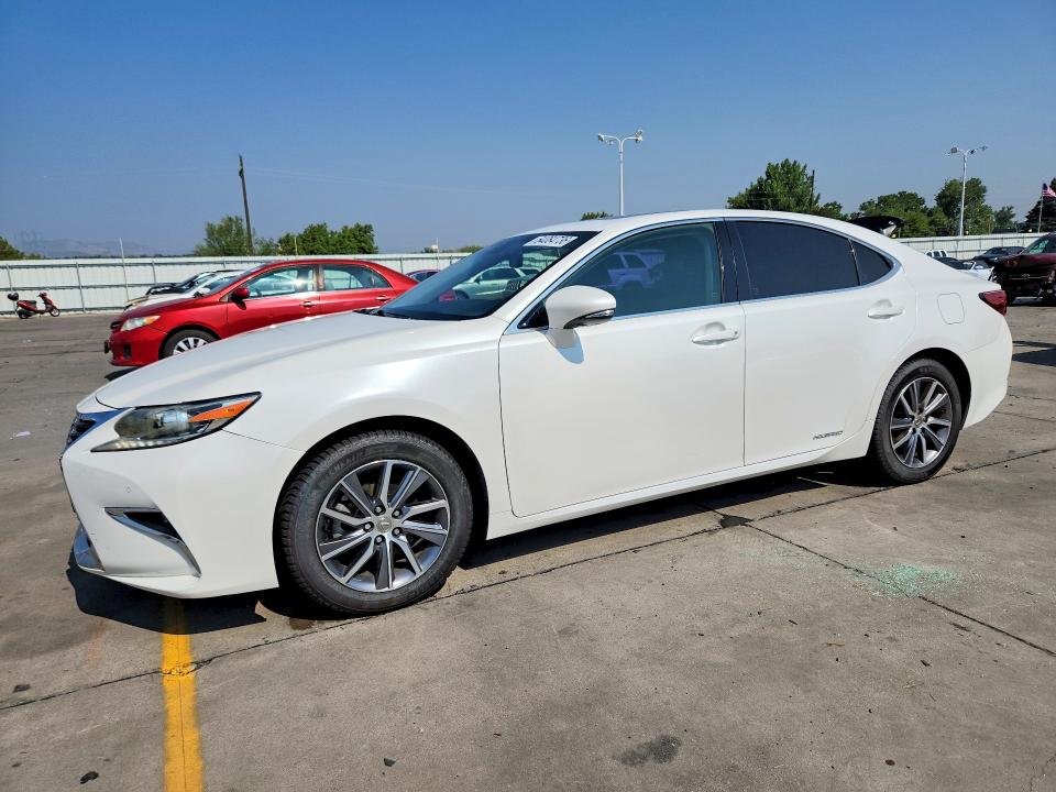 2016 Lexus ES VIN JTHBW1GG2G2102834 COPART salvage auction — HAIL, CO - CERTIFICATE OF TITLE, sold $15,200 on 2026-08-31 (photo 1)