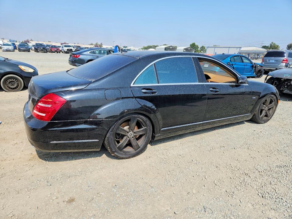 2012 Mercedes-benz S-klasse VIN WDDNG7DB1CA440707 COPART salvage auction — MECHANICAL, Ca - App For Dup Salvage Or Ac, sold $1,400 on 2026-08-25 (photo 3)