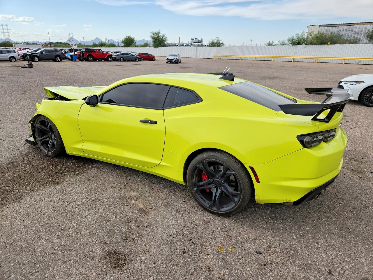 2019 Chevrolet Camaro VIN 1G1FE1R73K0141660 COPART salvage auction — Front End, Sc - Salvage Title, sold $12,000 on 2026-09-25 (photo 2)