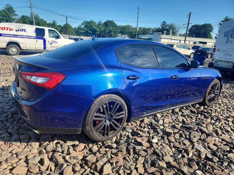 2017 Maserati Ghibli VIN ZAM57RTS6H1213426 COPART salvage auction — FRONT END, Pa - Certificate Of Salvage, sold $7,200 on 2026-08-10 (photo 3)