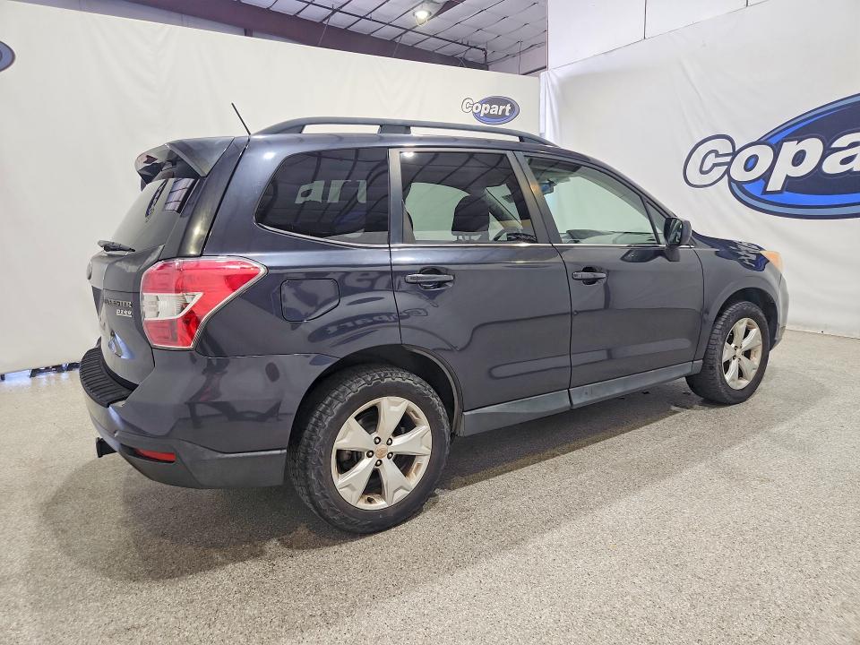 2014 Subaru Forester VIN JF2SJAHC1EH406924 COPART salvage auction — MINOR DENT/SCRATCHES, CA - DIS/DLR/EXP ONLY CLEAN TITLE, sold $1,200 on 2026-09-10 (photo 3)