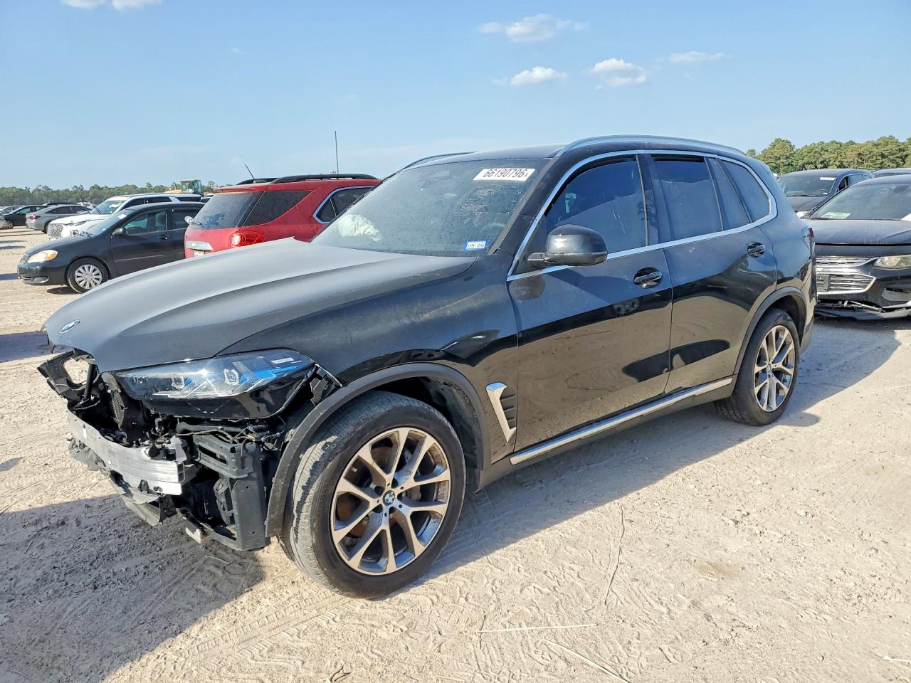 2025 BMW X5 VIN 5UX13EU02S9W72707 — COPART salvage auction photo