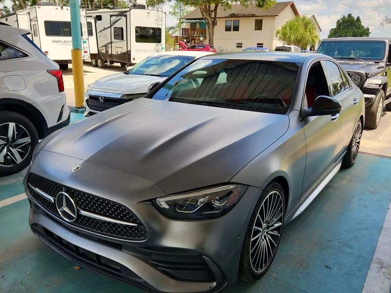 2022 Mercedes-benz C class VIN W1KAF4GB0NR052657 — COPART salvage auction photo