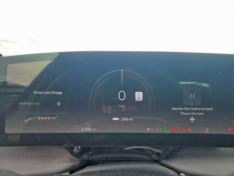 2026 Lucid Air VIN 50EA1TEA2TA045875 COPART salvage auction — SIDE, Fl - Cert Of Title Slvg Rebuildable, sold $15,800 on 2026-09-22 (photo 9)