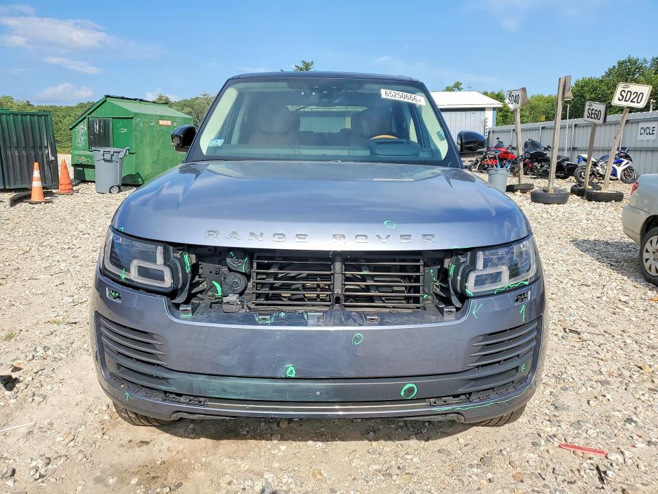 2018 Land rover RANGE ROVER VIN SALGV2RE2JA503320 COPART salvage auction — FRONT END, Salvage Title, sold $18,500 on 2026-09-02 (photo 5)