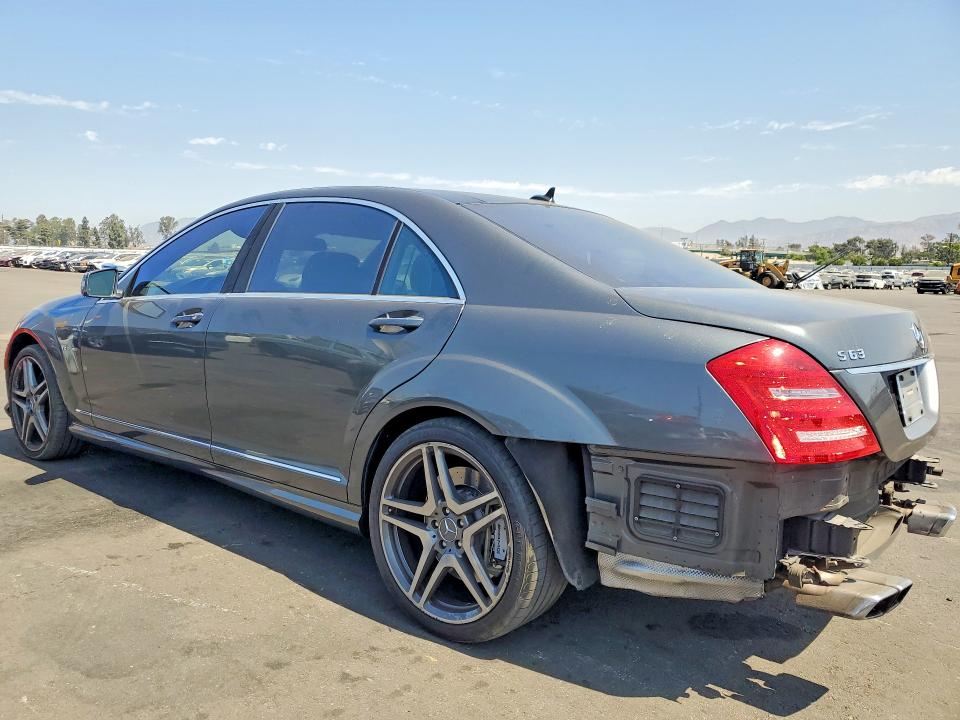 2011 Mercedes-benz S class VIN WDDNG7EB7BA384530 COPART salvage auction — REAR END, Ca - Salvage Certificate, sold $10,100 on 2026-08-24 (photo 2)