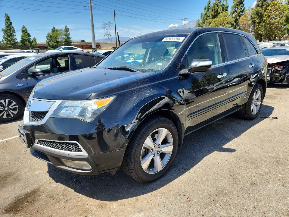 2012 Acura Mdx VIN 2HNYD2H26CH549978 COPART salvage auction — MECHANICAL, Ca - Dis/Dlr/Exp Only Clean Title, sold $1,250 on 2026-09-02 (photo 1)