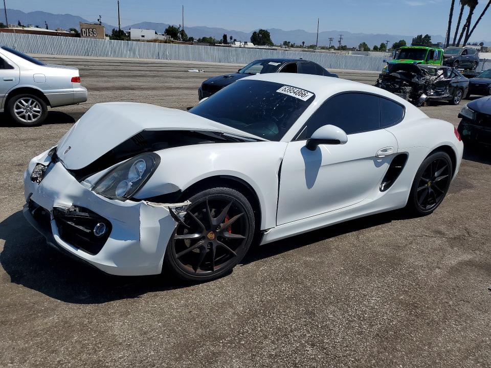 2015 Porsche Cayman VIN WP0AA2A84FK162003 COPART salvage auction — FRONT END, Ca - Salvage Certificate, sold $9,000 on 2026-09-29 (photo 1)