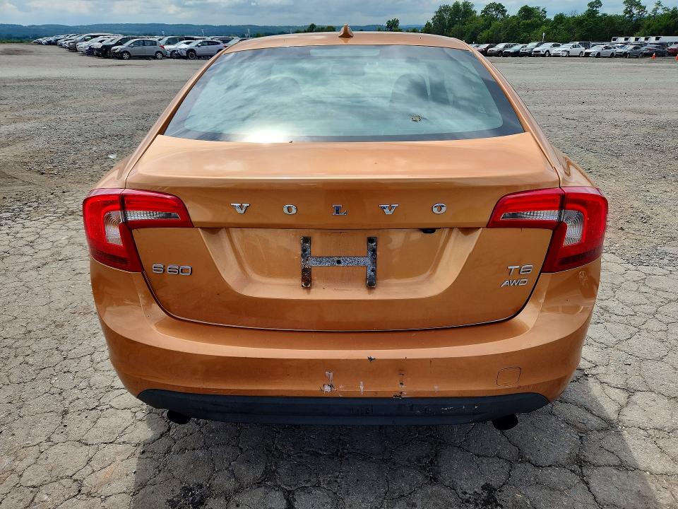 2011 Volvo S60 VIN YV1902FH0B2007855 COPART salvage auction — FRONT END, PA - CERTIFICATE OF SALVAGE, sold $775 on 2026-08-11 (photo 6)