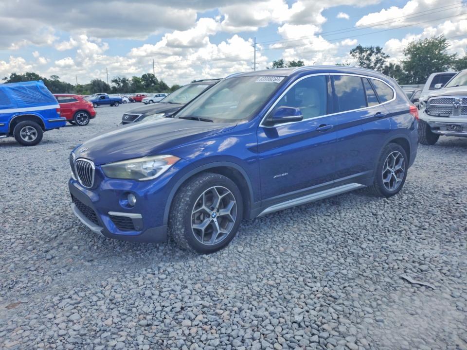 2017 BMW X1 VIN WBXHT3C33H5F69771 COPART salvage auction — MINOR DENT/SCRATCHES, Fl - Certificate Of Title, sold $4,600 on 2026-08-27 (photo 1)