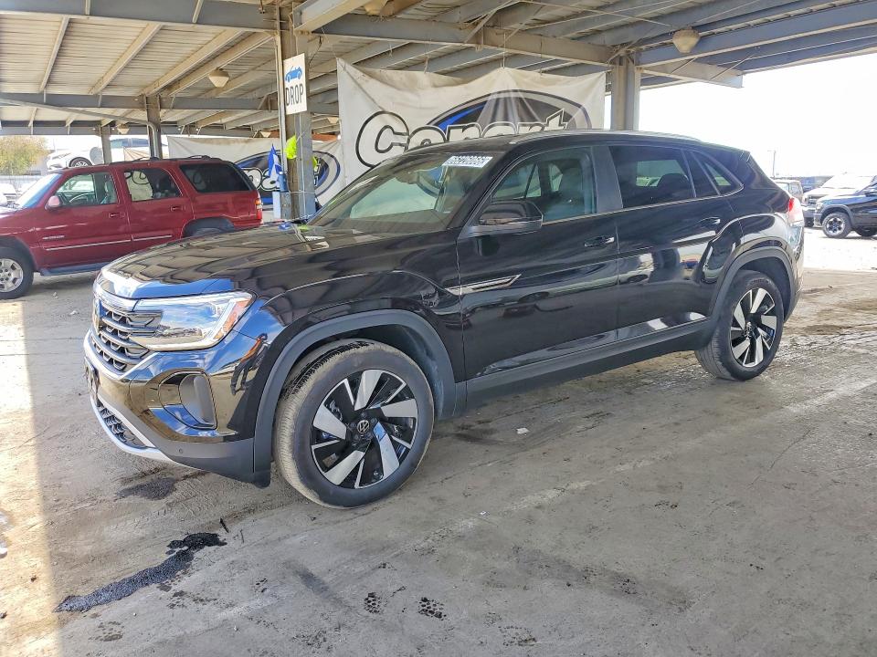 2026 Volkswagen Atlas cross sport VIN 1V2WC2CA9TC216092 COPART salvage auction — REAR END, CA - CERTIFICATE OF TITLE (P), sold $11,100 on 2026-08-24 (photo 1)