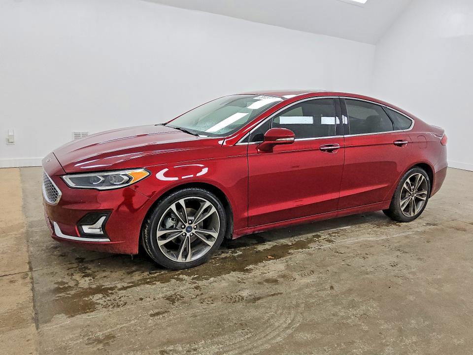 2019 Ford Fusion VIN 3FA6P0K92KR153506 — COPART salvage auction photo