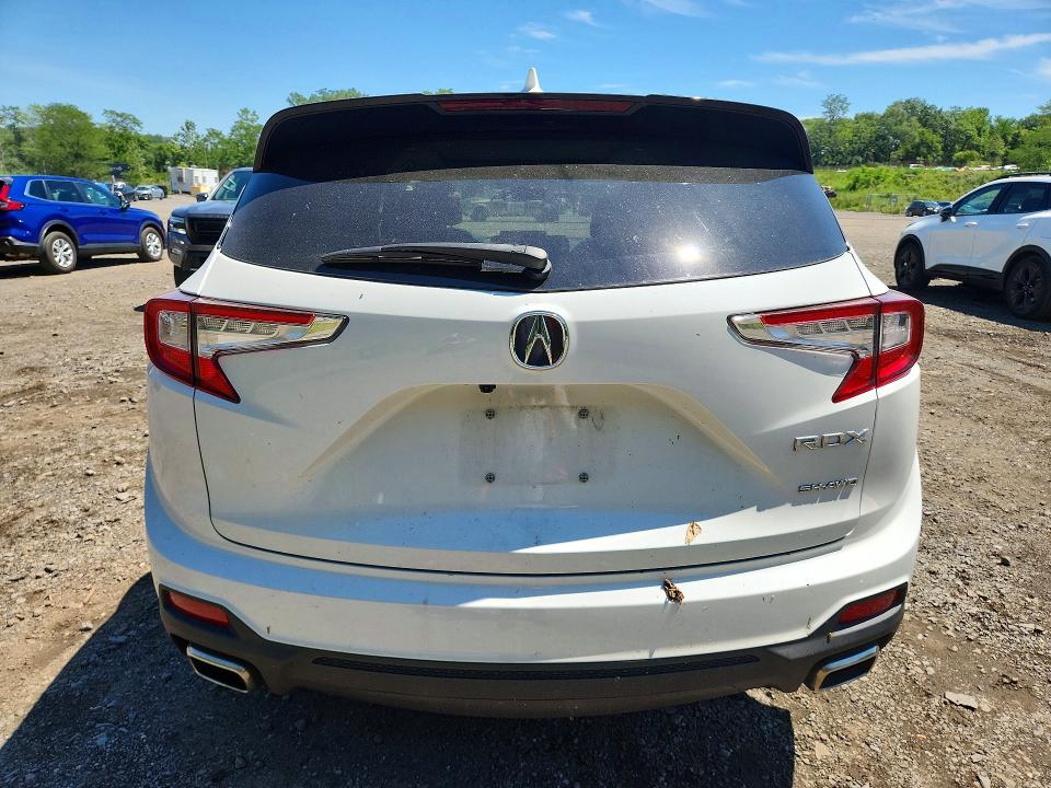 2024 Acura Rdx VIN 5J8TC2H3XRL009008 COPART salvage auction — SIDE, Ny - Mv-907A Salvage Certificate, sold $9,900 on 2026-09-07 (photo 6)
