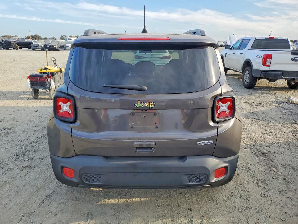 2018 Jeep Renegade VIN ZACCJABH7JPJ08014 COPART salvage auction — FRONT END, Ca - Salvage Certificate, sold $15 on 2026-08-18 (photo 6)