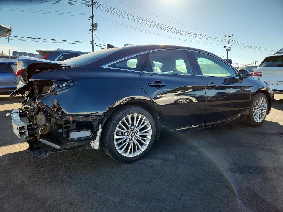 2020 Toyota Avalon VIN 4T1D21FB9LU015065 COPART salvage auction — REAR END, Ca - Salvage Certificate, sold $9,200 on 2026-08-26 (photo 3)