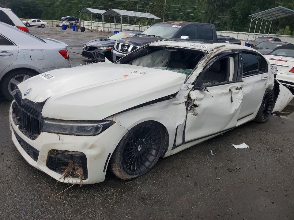 2022 BMW 7 series VIN WBA7U2C04NCH44975 COPART salvage auction — ALL OVER, GA - BILL OF SALE, sold $5,700 on 2026-08-20 (photo 1)