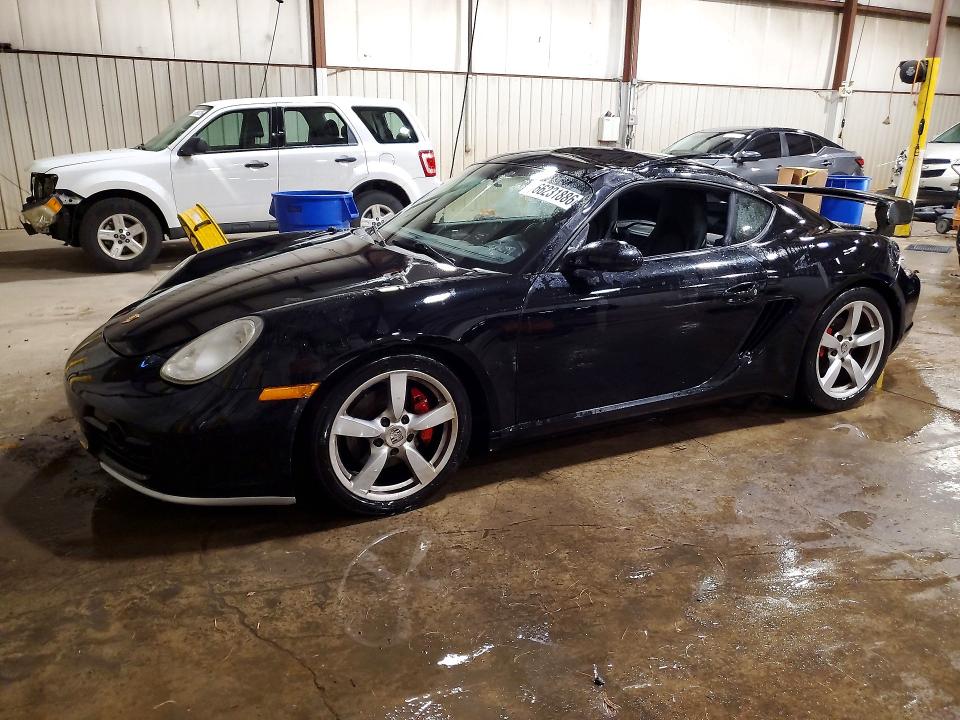 2006 Porsche Cayman VIN WP0AB29836U784484 — COPART salvage auction photo