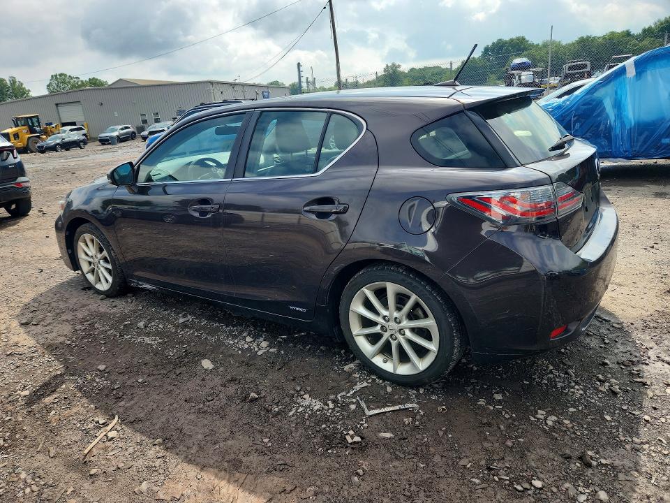 2013 Lexus Ct VIN JTHKD5BH8D2153800 COPART salvage auction — REAR END, Pa - Certificate Of Salvage, sold $1,700 on 2026-08-24 (photo 2)