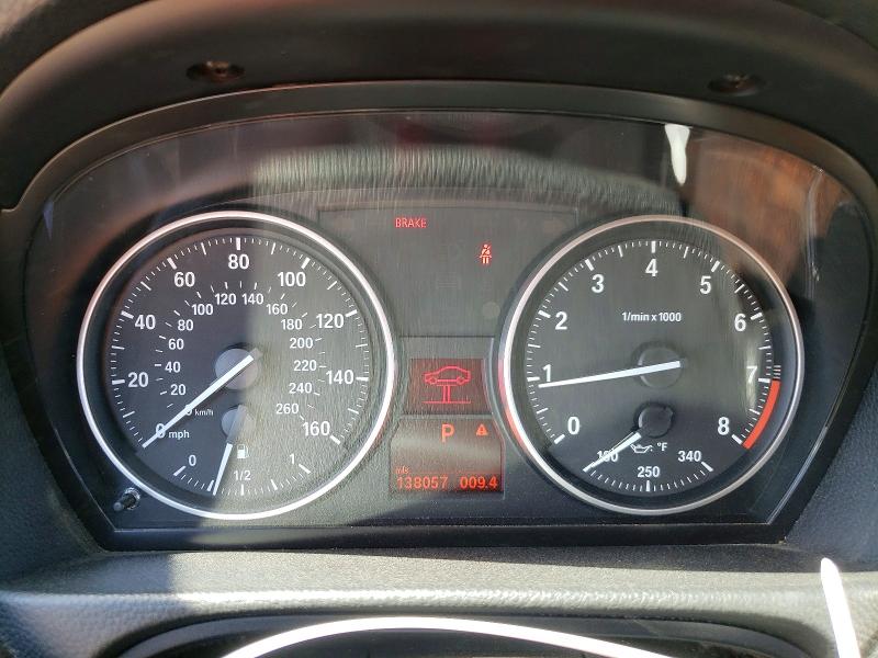 2011 BMW 3 series VIN WBADW7C55BE545226 COPART salvage auction — NORMAL WEAR, CA - SALVAGE CERTIFICATE (P), sold $2,000 on 2026-08-11 (photo 9)