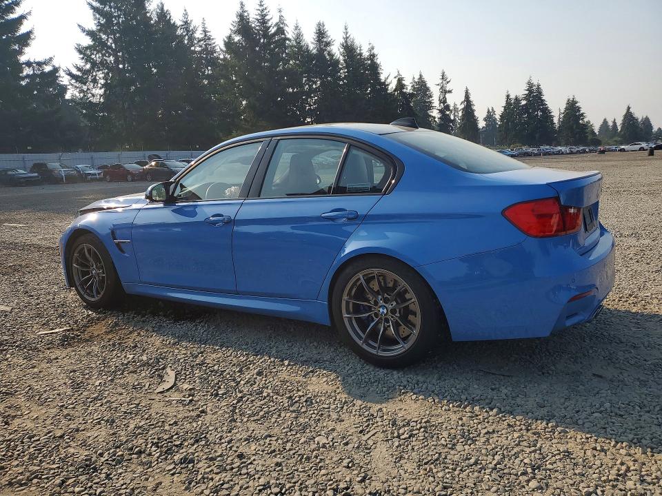 2015 BMW M3 VIN WBS3C9C54FP803130 COPART salvage auction — FRONT END, Wa - Bill Of Sale, sold $26,000 on 2026-08-28 (photo 2)