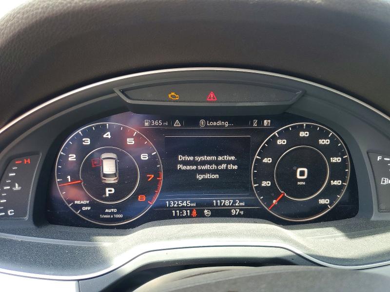2018 Audi Q7 VIN WA1LHAF73JD006816 COPART salvage auction — MINOR DENT/SCRATCHES, Tx - Certificate Of Title, sold $7,500 on 2026-08-26 (photo 9)
