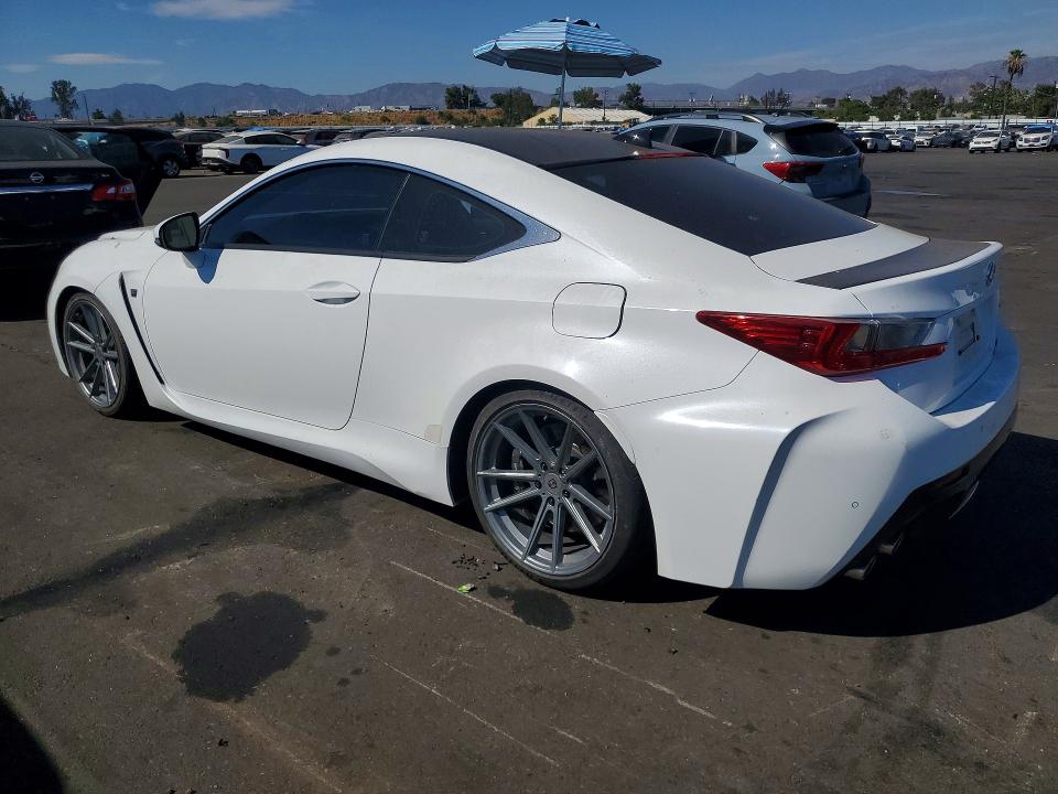 2015 Lexus Rc VIN JTHHP5BC3F5003004 COPART salvage auction — FRONT END, Ca - Salvage Certificate, sold $19,800 on 2026-09-02 (photo 2)