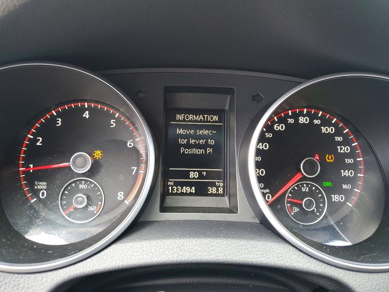 2013 Volkswagen Gti VIN WVWHV7AJ8DW127943 COPART salvage auction — FRONT END, Fl - Cert Of Ttl-Rebuilt&Slvg Rbld, sold $2,100 on 2026-08-18 (photo 9)