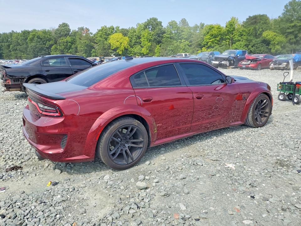 2022 Dodge Charger VIN 2C3CDXL98NH118793 COPART salvage auction — VANDALISM, NC - SALVAGE CERTIFICATE OF TITLE, sold $30,750 on 2026-09-23 (photo 3)