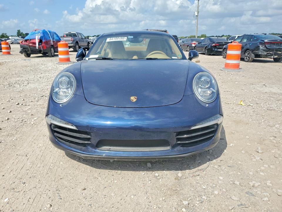 2013 Porsche 911 VIN WP0AB2A96DS121505 COPART salvage auction — WATER/FLOOD, Tx - Salvage Title-Flood Damage, sold $40,500 on 2026-09-17 (photo 5)