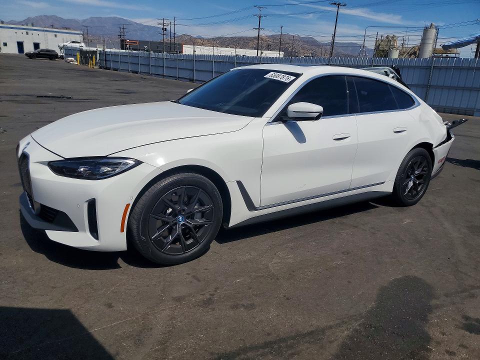 2024 BMW I4 VIN WBY43AW01RFT41812 — COPART salvage auction photo