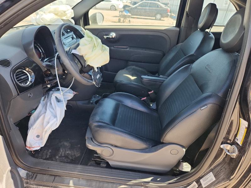 2015 Fiat 500 VIN 3C3CFFBR2FT642729 COPART salvage auction — FRONT END, Nv - Salvage Title, sold $400 on 2026-10-01 (photo 7)