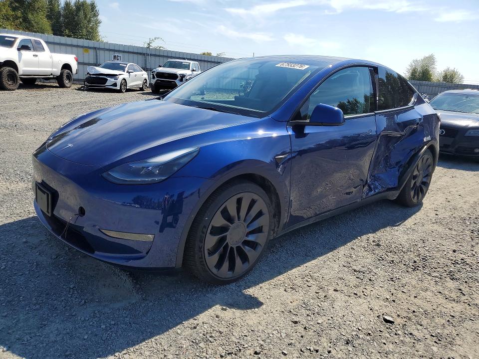 2023 Tesla Model y VIN 7SAYGDEF2PF646707 — COPART salvage auction photo