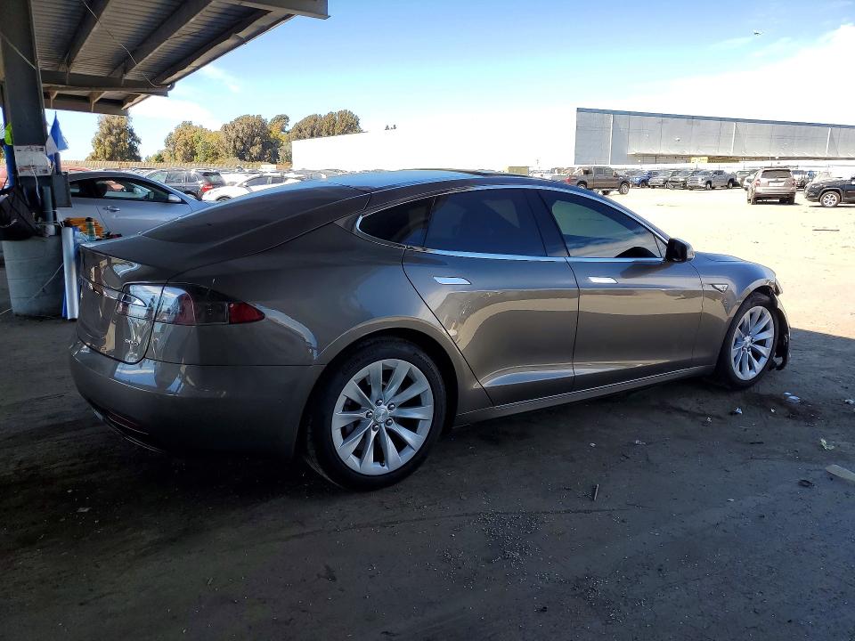 2016 Tesla Model s VIN 5YJSA1E27GF149278 COPART salvage auction — FRONT END, Ca - Salvage Certificate, sold $9,400 on 2026-09-10 (photo 3)