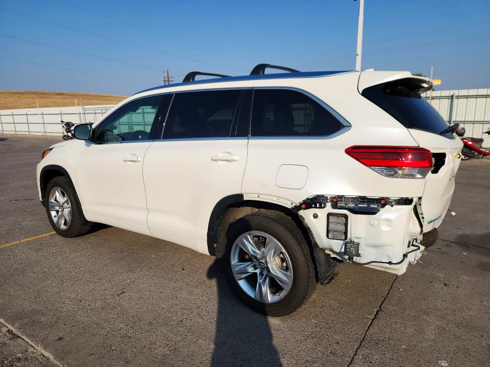 2019 Toyota Highlander VIN 5TDDZRFH0KS922759 COPART salvage auction — REAR END, Co - Certificate Of Title, sold $18,400 on 2026-08-24 (photo 2)