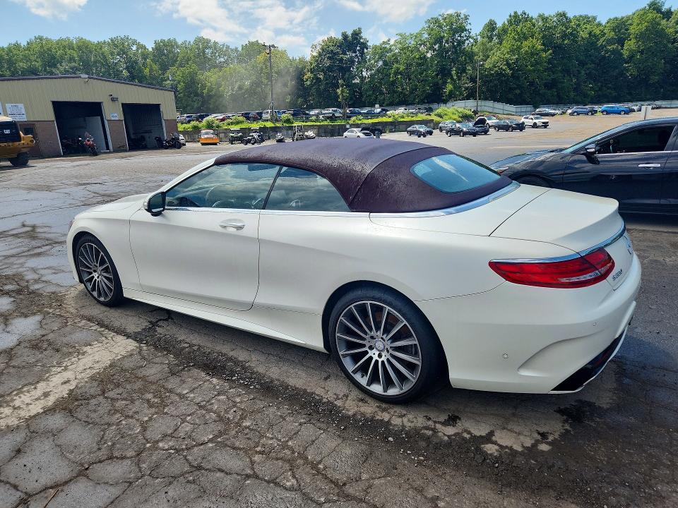 2017 Mercedes-benz VIN WDDXK8CB9HA024118 COPART salvage auction — WATER/FLOOD, Nj - Certificate Of Title, sold $400 on 2026-08-13 (photo 2)